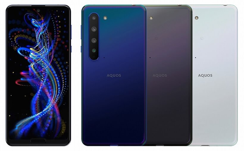 Announcement of the smartphone Sharp Aquos R5G