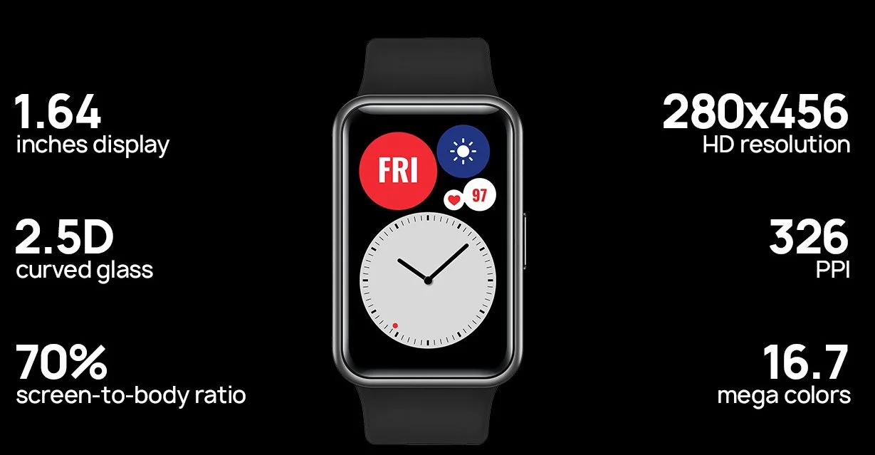 Huawei Watch Fit specifications