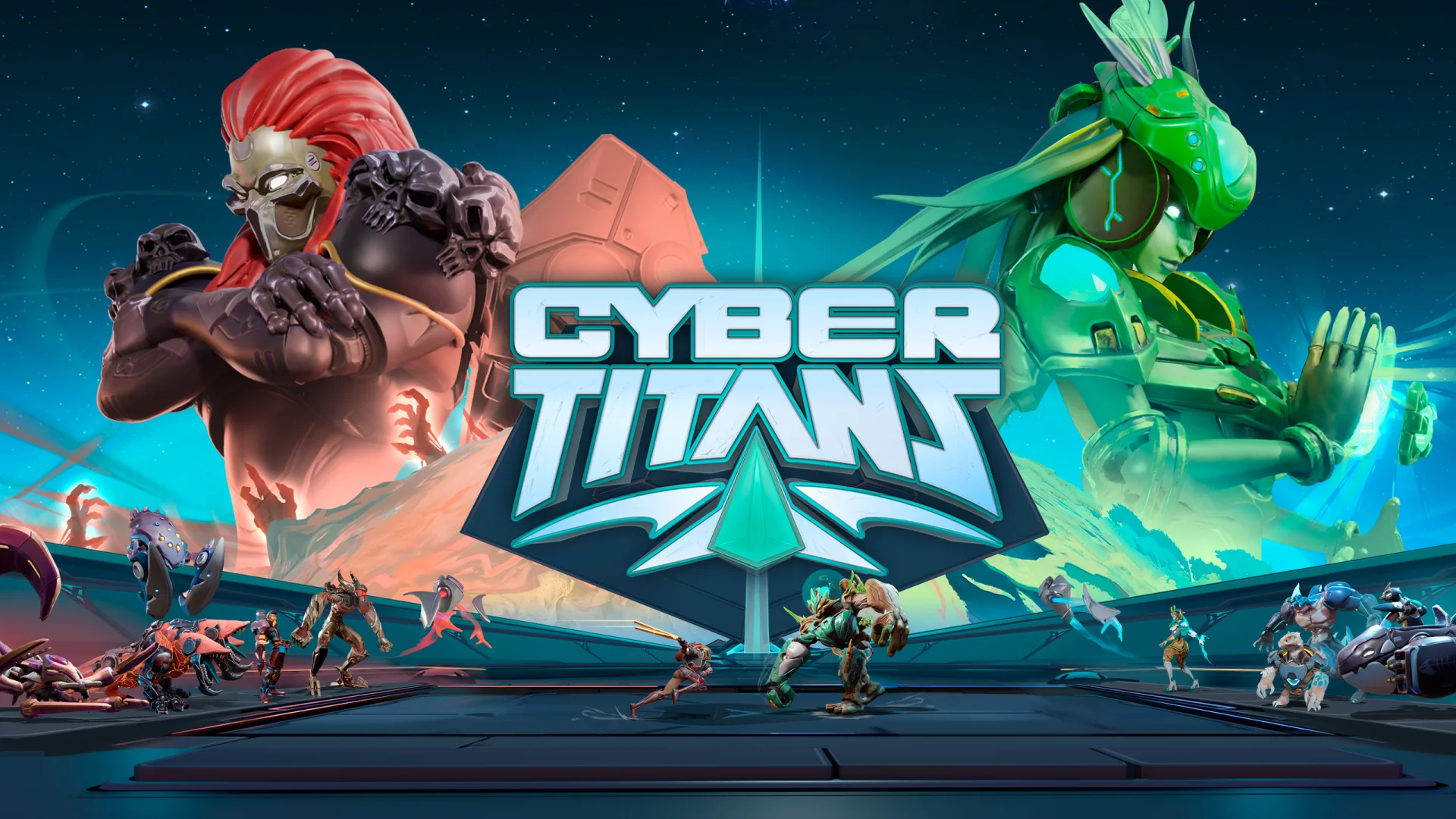 Autobattle Cyber Titans with quick battles and tournaments is released on Android and computer