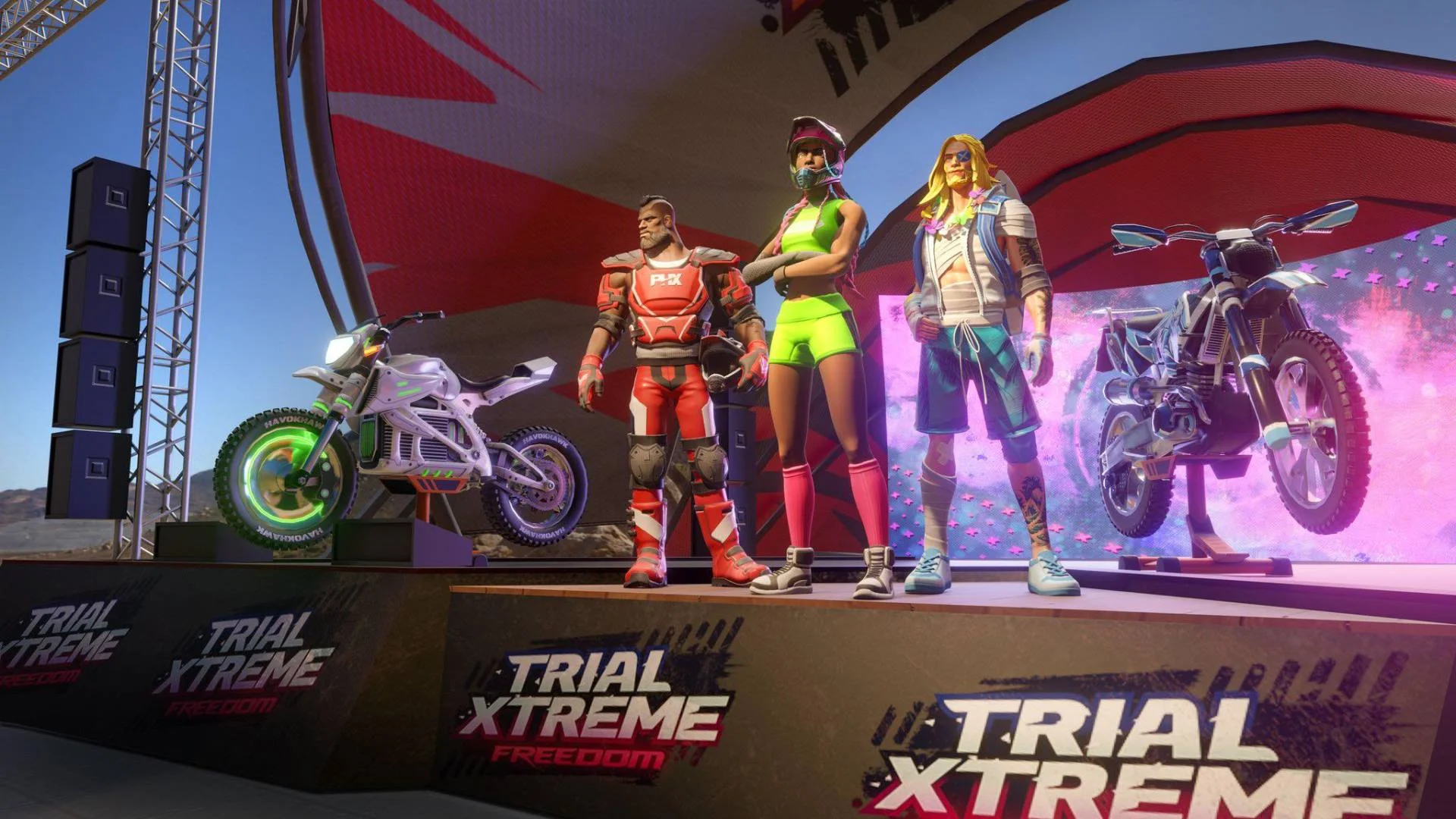 Mountain bike racing simulator Trial Xtreme Freedom received an update for Android