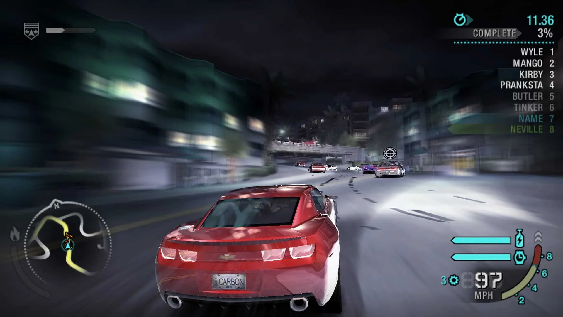 New NFS: Carbon mod provides multiplayer support for up to 30 players